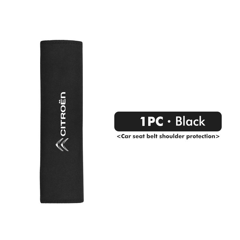 OCDK9 2Pcs Car Seat Belt Cover Shoulder Protection For Citroen C5 C1 C2 C6 C4L DS3 DS4 DS5 C-Elysee Grand Berlingo