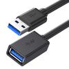 Долговечный удлинительный кабель USB 1 м/2 м, портативный медный сердечник, передача файлов