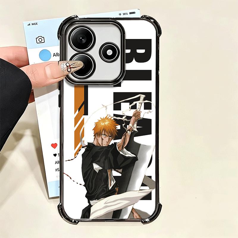 Аниме Блич Дизайн Покрытие Чехол для Телефона Для Xiaomi Poco X5 X6 X7 X8 Pro Max F8 Ultra F7 M8 M7 M5S Redmi 15C 15 14C 13C 13 X3 12C