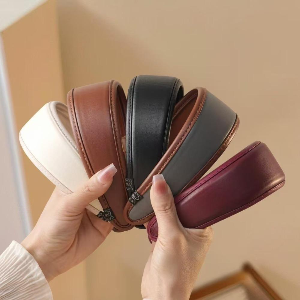 Solid Color Wide Turbans Korean Style Women Hoop Headband Women Hair Accessories