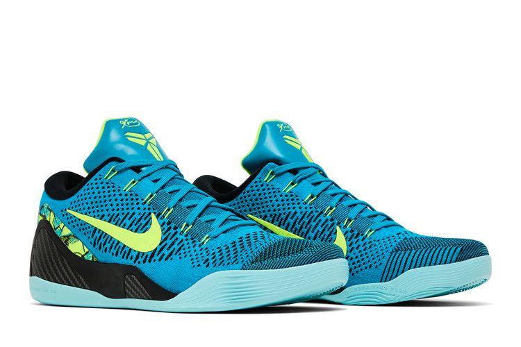 Мужские кроссовки Nike Kobe 9 Elite Low Protro Perspective Нео-бирюзовый/Вольт/Полуночный синий