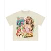 Summer Sabrina Carpenter Men's T-shirt with Round Neck, 100% Cotton Short-sleeved Hip Hop Harajuku Streetwear