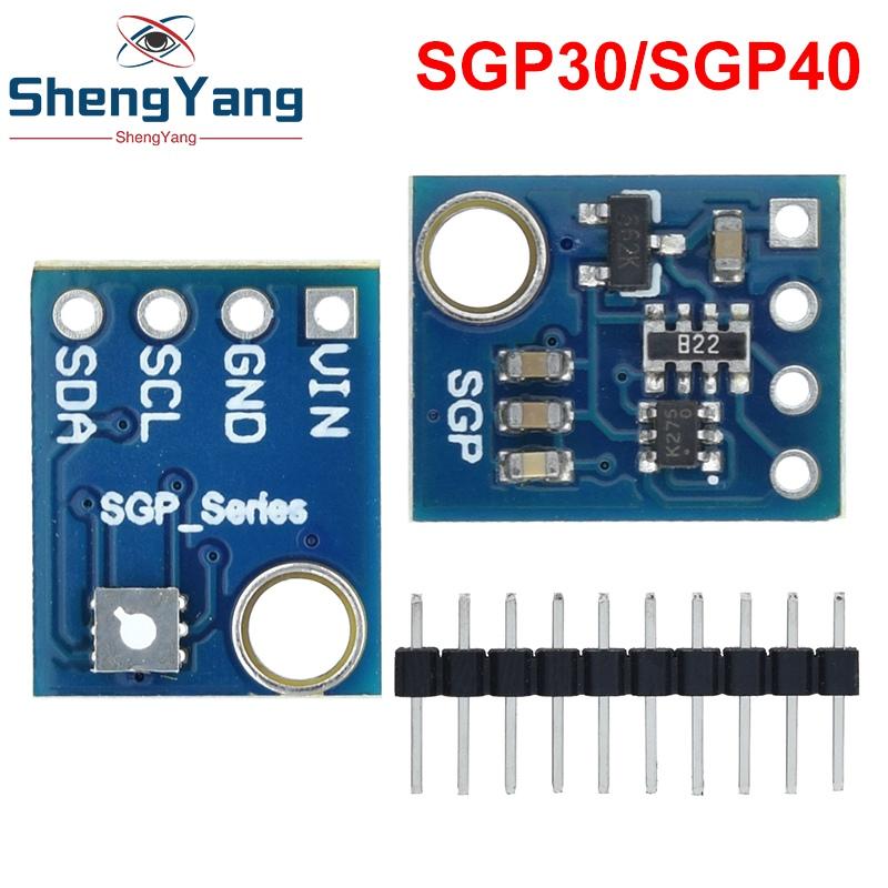 TZT SGP40 SGP30 Датчики качества воздуха Цифровое обнаружение TVOC Совместимы с демонстрационной платой Arduino