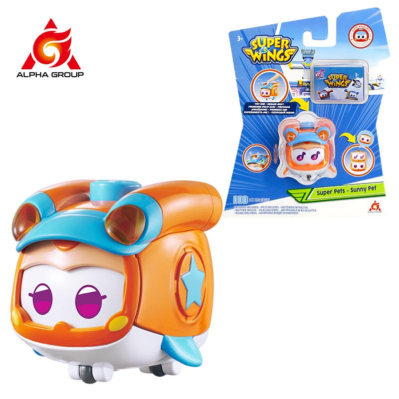 Суперкрылья Супер Питомник-Тино Питомец Динозавр Со Сверкающим Светом Слайдер Лицо Для Смены Эмоций Штабелируемые Фигурки Игрушка Для Детей Подарок
