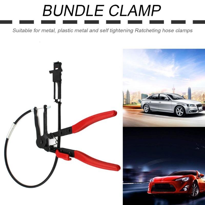 Гибкий инструмент для снятия проволоки Длинные плоскогубцы для хомутов Плоскогубцы для стопорных колец Щипцы Многофункциональный инструмент для ремонта автомобиля Ручной инструмент для снятия