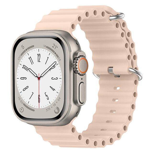 Ремешок Ocean для Apple Watch Series 8 Ultra 49 мм 45 мм 41 мм смарт-часы 44 мм 40 м 42 мм 38 мм iWatch серии 7 6 se 5 аксессуары