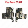 Плата зарядки для Xiaomi Poco F6 F5 F4 F3 GT F2 Pro Pocophone F1 Порт зарядки USB-разъем Плата-доктор PCB Разъем Детали телефона