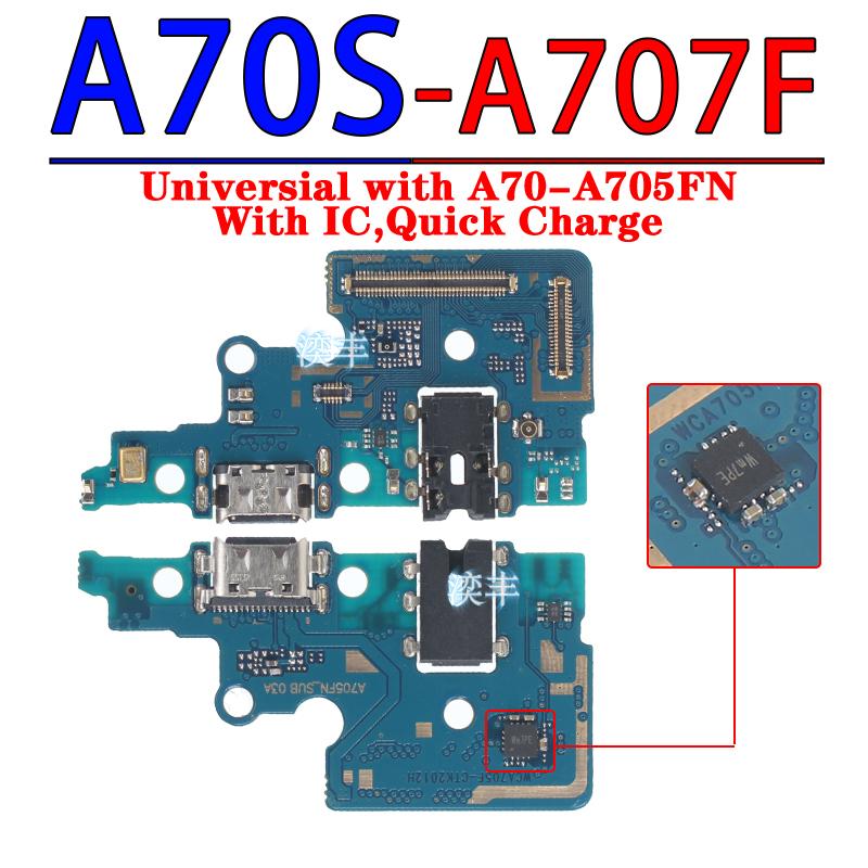 USB-док-станция для зарядки, порт для Samsung Galaxy 70 A10S A20S A30S A10E A20E A30 A40 A50 A60 A40S A50S A70S, модуль платы зарядки