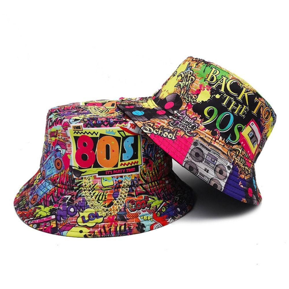 Brethable Summer Fisherman Hat Double Sided Sunscreen Hat Fashion Bucket Hat