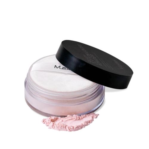 [Mustaev] Набор: Рассыпчатая пудра D.Chocolate Silky Cotton и кисть Easy-Go
