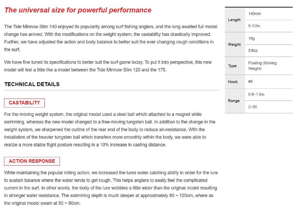 DUO Tide Minnow Slim 140 Floating Lure ACC0039 (8274)