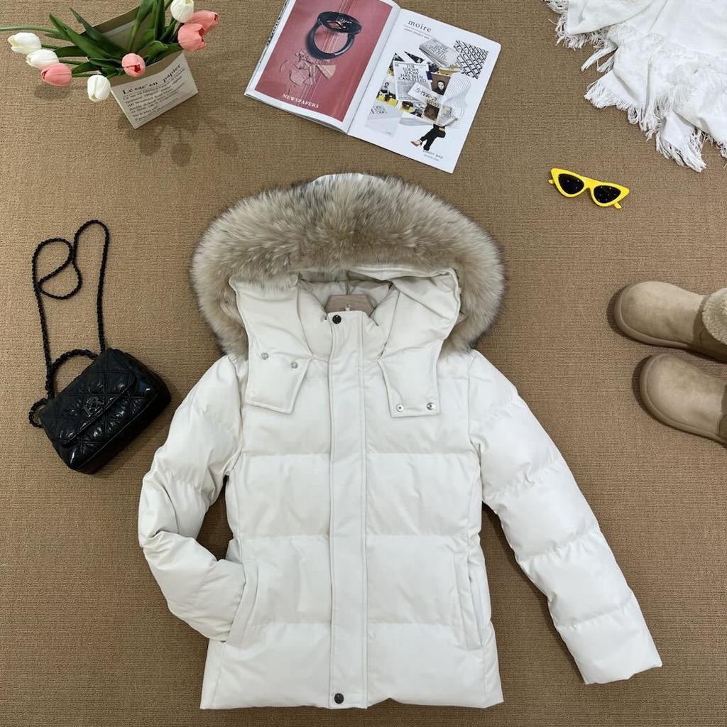 waist thin cotton clothes winter new short removable thickened fur collar warm jacket cotton clothes