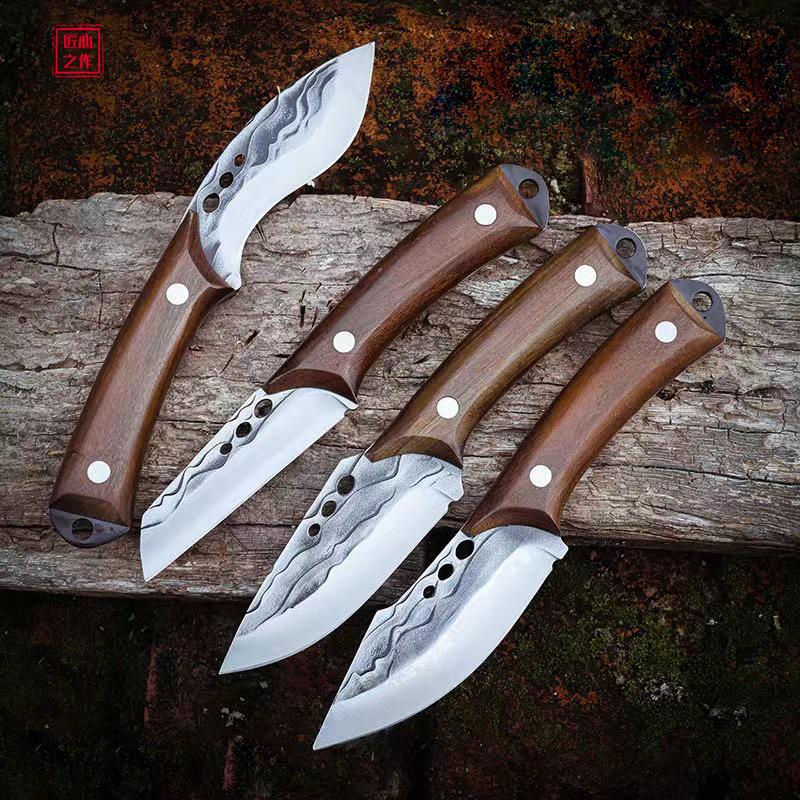 Многоцелевой нож из нержавеющей стали, ковочный молоток, костяной нож, бытовой нож для мясника, нож для мяса