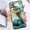 True Dragons For Xiaomi Redmi 9A 9C 9AT 10C 9 9T 10 12C 13C 8 12 K60 A1 K50 K40 5G Black Funda Phone Case