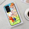 Чехол для телефона Pikmin 4 для Samsung S25 Edge Ultra 23 22 21 20 Ultra Plus S24 Fe A54 53 25 Стеклянная крышка
