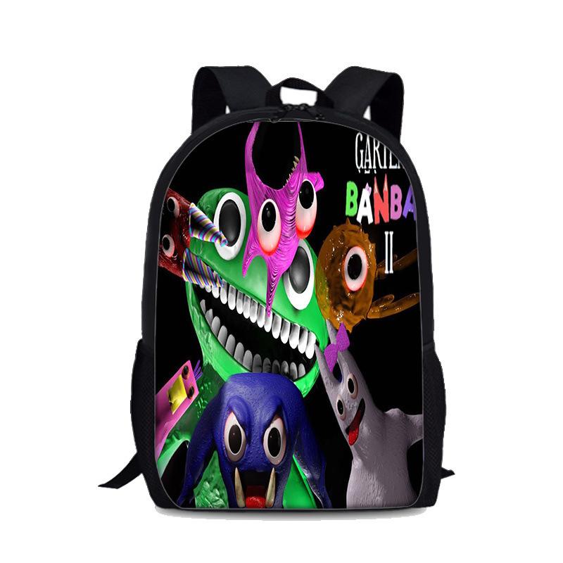 Cartoon Youthful Garten of Banban Student School Bags Notebook Backpacks 3D Printed Oxford Waterproof Boys/Girls Travel Bags