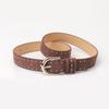 Belt Women'S Trend Personality Suede Leather Rivet Women'S Belt Vintage Versatile Jeans Belt