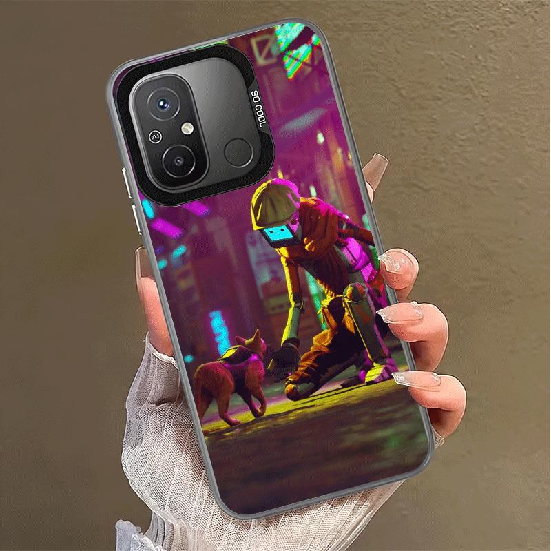 Чехол для телефона Stray Cat Game B-12 Ударопрочный для Xiaomi Poco X7 X6 X5 X3 Pro F7 Ultra M8 Redmi 15C 15 14C 13C 12C 10C 13 12 10