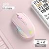 Перезаряжаемая Bluetooth-мышь Juggernaut для киберспорта для детей - Бесшумная, Беспроводная, Совместима с Xiaomi, Lenovo, Huawei