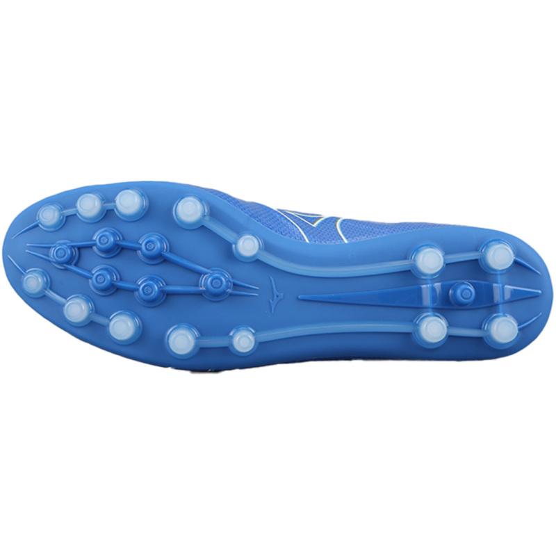 Mizuno Alpha AG Резиновые Шипы Искусственный Грунт Прочные Дышащие Легкие Футбольные Бутсы Мужские Синие Кроссовки P1GA246127