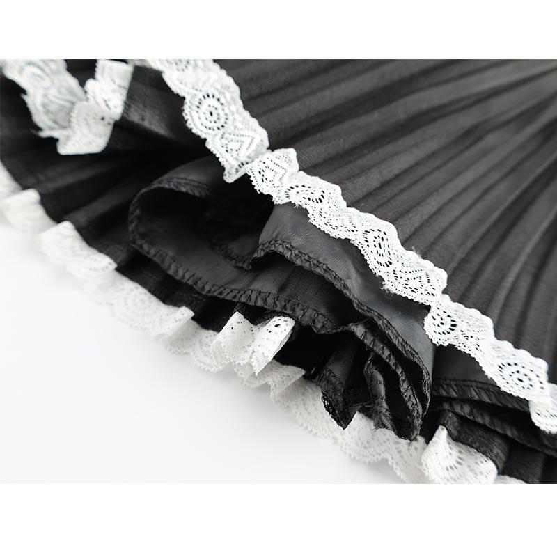 Юбка с кружевной сеткой для женщин, милая, осенне-зимняя, тонкая, с высокой талией, милая, А-силуэт, шорты, юбка, одежда в стиле преппи