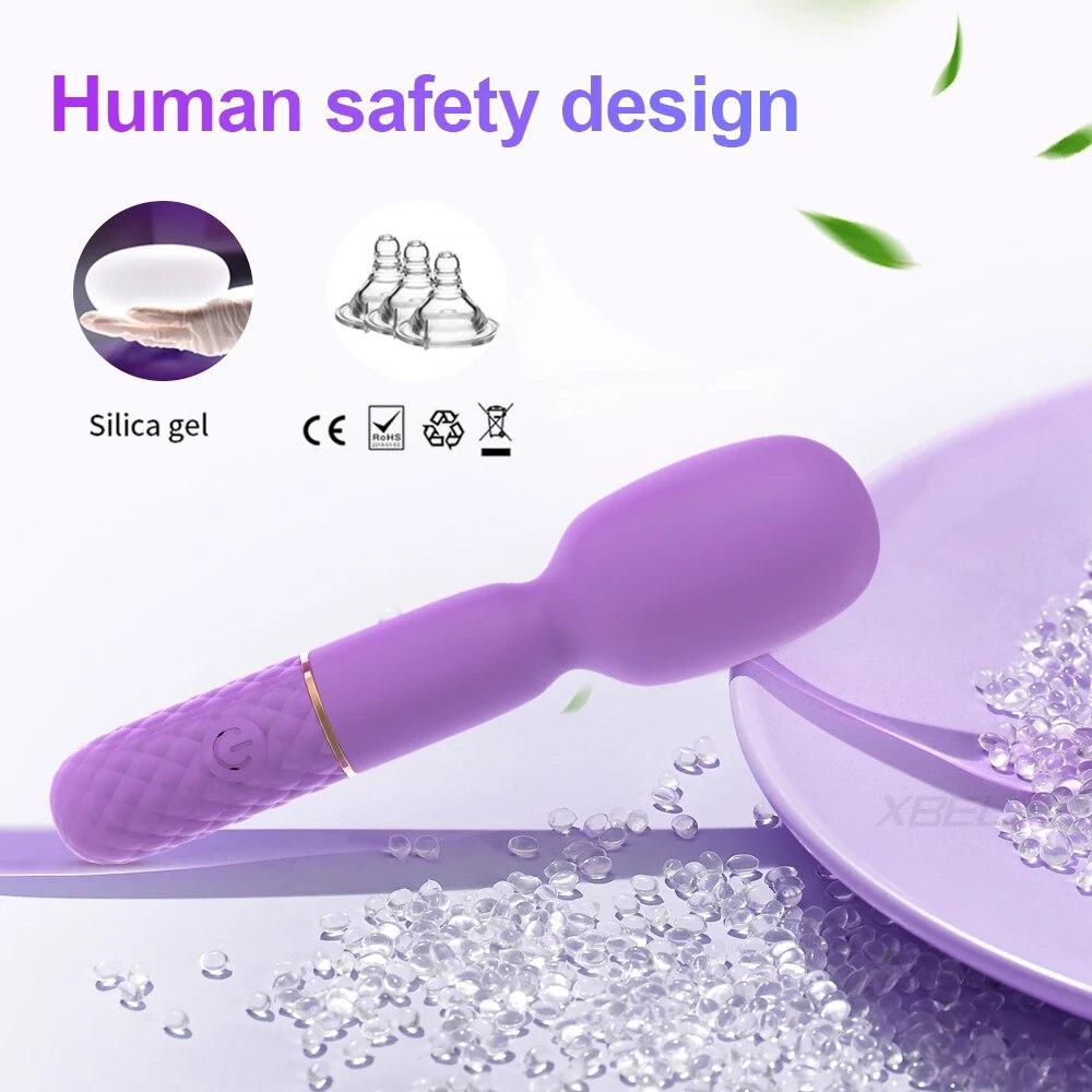 Мини-мощная волшебная палочка AV-вибратор женский 10 режимов стимулятор сосков клитора массажер эротические товары для взрослых секс-игрушки для женщин