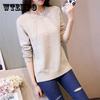 Sweater Women Winter Loose Large Size Casual Sweater Long-sleeved O-neck Knitwear Short Sweater