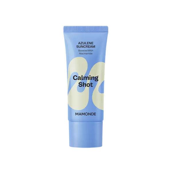 Mamonde Успокаивающий солнцезащитный крем с азуленом SPF50+PA++++ 35 мл