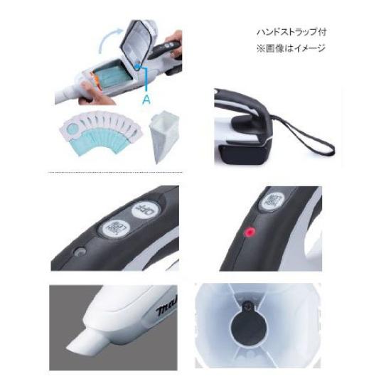 Makita Cordless Vacuum Cleaner Paper Bag Standard top 18V battery and charger CL182FDRFW CL182, Type, 40-minute operation/22-minute charge, High-power