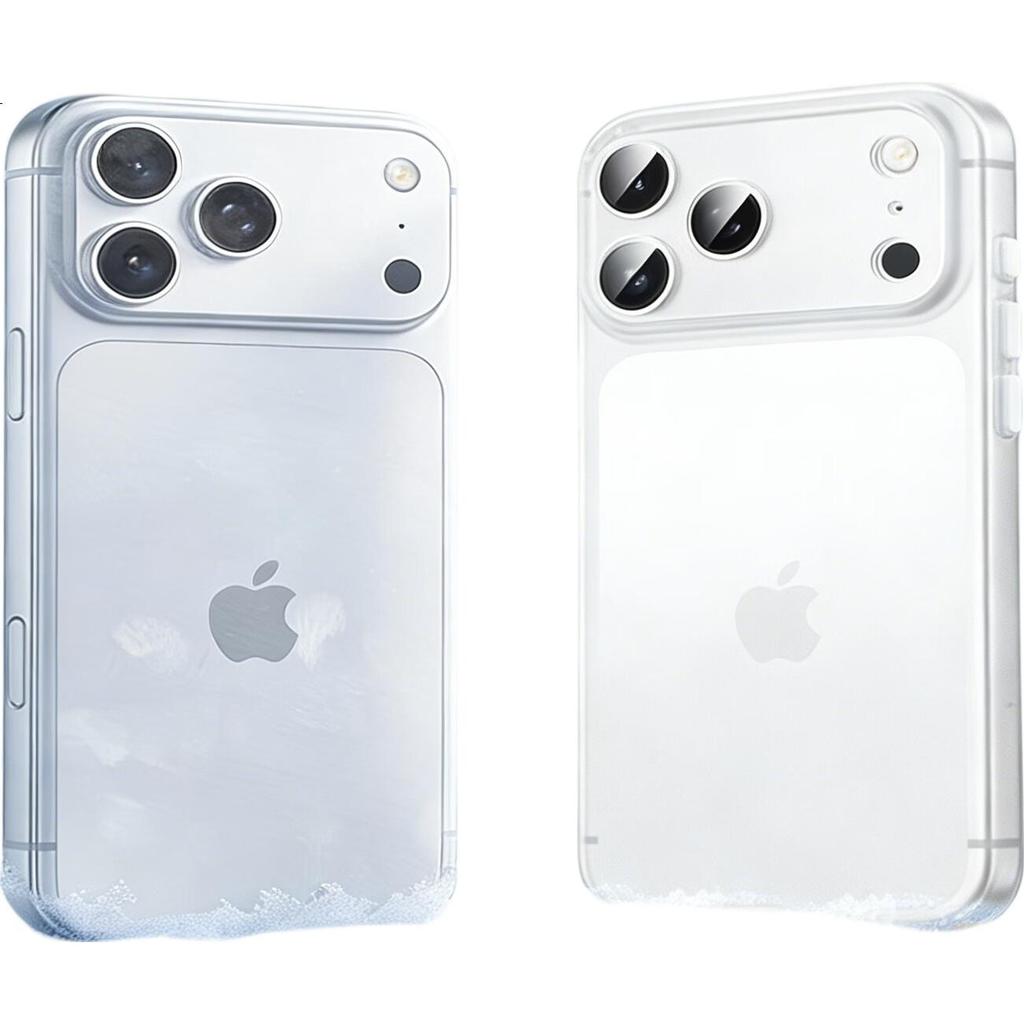 HANNUO IPhone 17 Pro Max Case, Air-Like Molecular Misty Semi-Transparent Skin-Friendly Ultra-Thin Shockproof Non-Slip Simple Design, Misty White