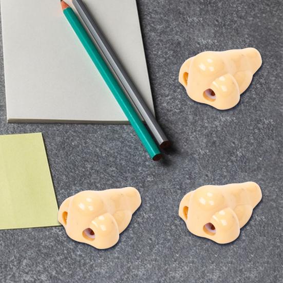 2 шт. Забавные точилки для карандашей в виде носа, Реалистичные, Компактного размера, Портативные, Оригинальные ручки