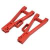 2pcs RC Suspension Arm Aluminum Alloy DIY Upgrade Front and Rear Lower Swing Arm for JLB 1 10 TruckRed