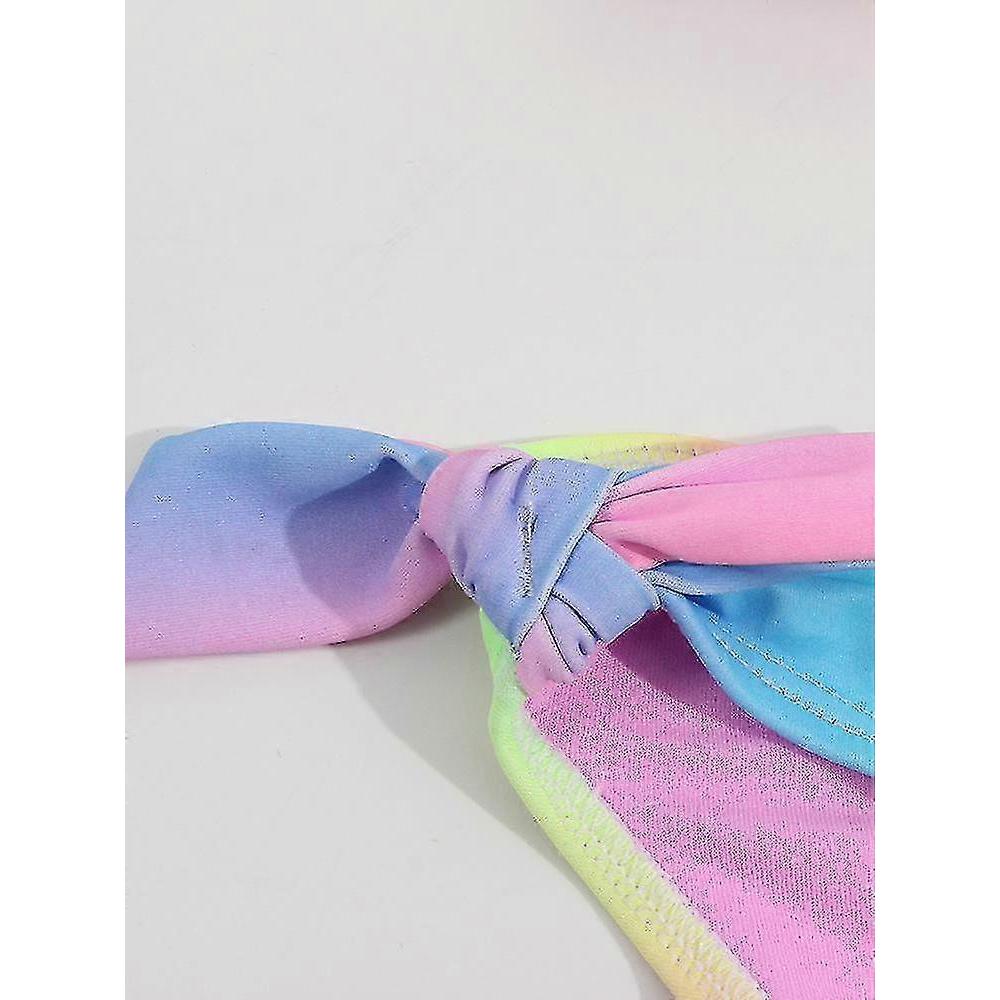 Swimsuit European Splits In Spring And Summer Gradient Children's Swimwear