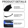 Adjustable 5Pcs Sectional Front Spoiler Lip For Skoda Fabia NJ PJ 2014-2026 Front Bumper Splitter Car Exterior Sport Body Kit