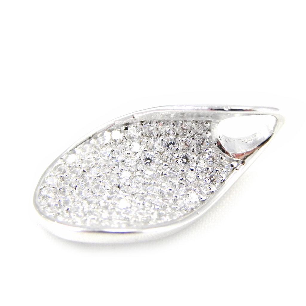 Les Trésors De Lily [H0432] — Серебряный кулон «Богиня» белого цвета