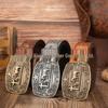 Мужской симметричный ремень Wrangler с узором из 5 звезд, из полиуретановой кожи