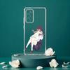 T-Tamako M-Market Phone Case For Samsung Galaxy S24 S25 S23 S22 S21 Plus S24 S25 Transparent Cover Case