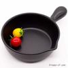 Suzuki Banko Ware "Hotto Kurashi Jozu" Ajillo Pot (Medium) Black 7138-4324