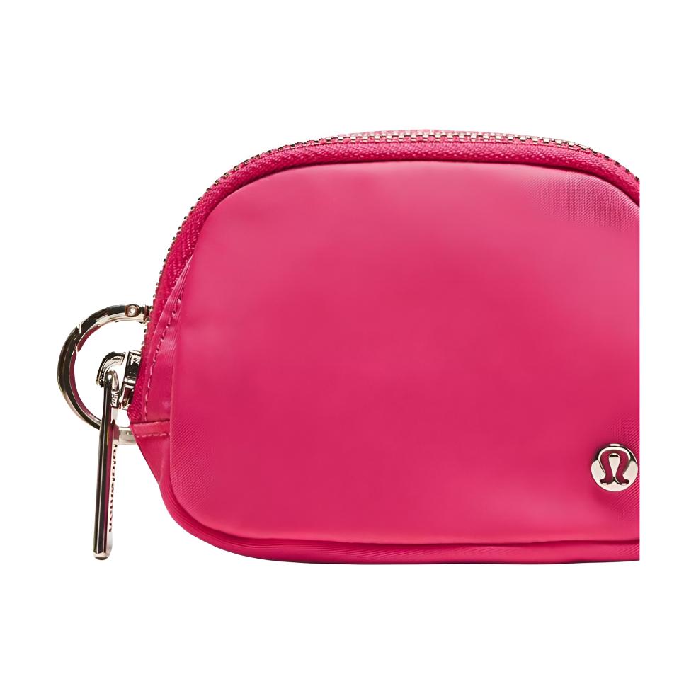 Lululemon Everywhere Sporty Versatile Minimalist Nylon Wallet Nano Unisex Wallet Raspberry LU9C17S-062220