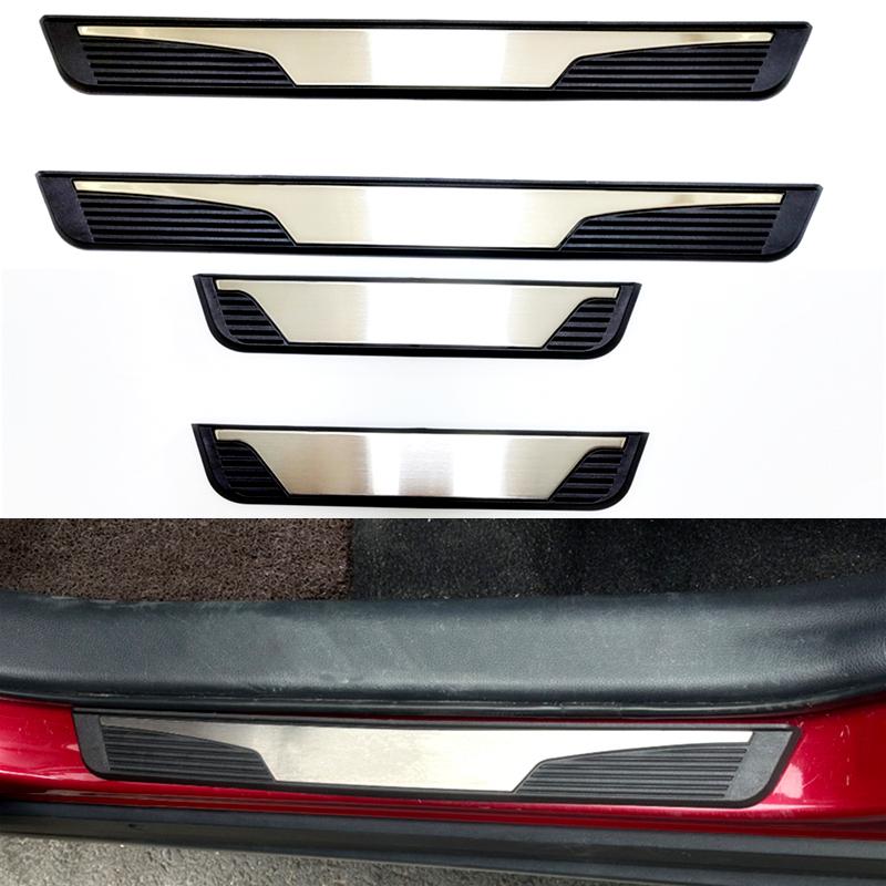 For Geely Emgrand 2024 2025 2026 Door Sill Pedal Guards Cover Trim Welcome Scuff Plate Protectors Car Accessories