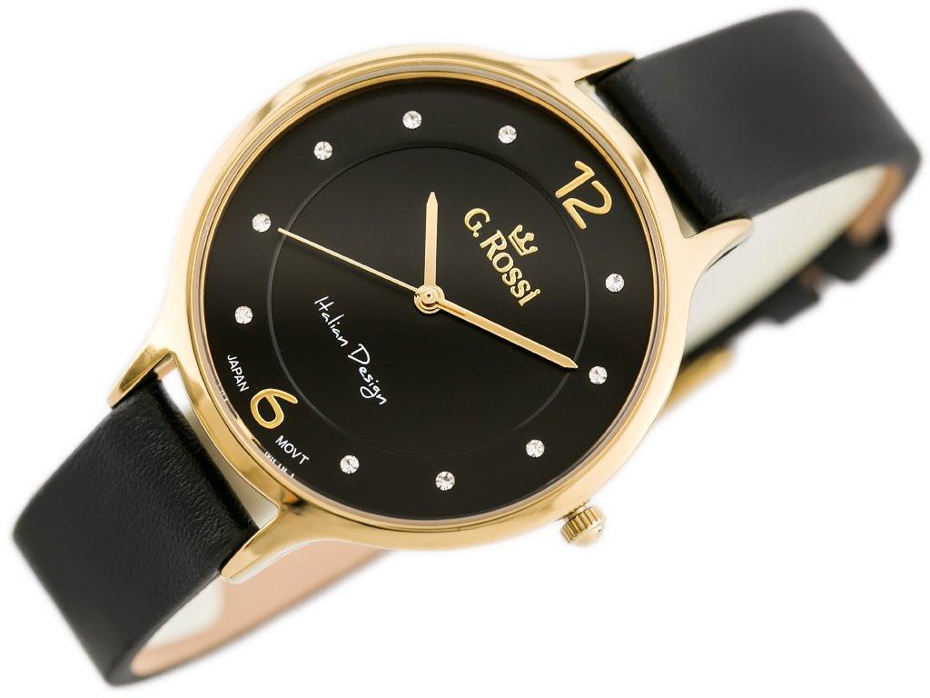 ZEGAREK DAMSKI G. ROSSI 10411A-1A2 NA PASKU (zg714f) + BOX