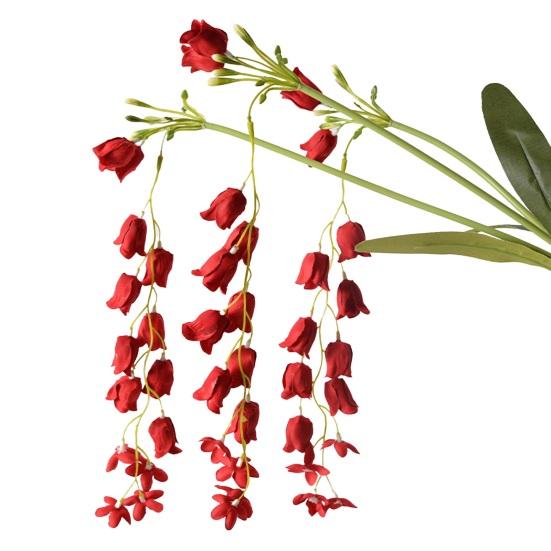 42,5" Длинный Стебель Ландыша Искусственная Подвесная Гирлянда из Цветов Ландыша для Высокой Вазы Свадебное Мероприятие Декор Заднего Плана Патио Садовая Комната