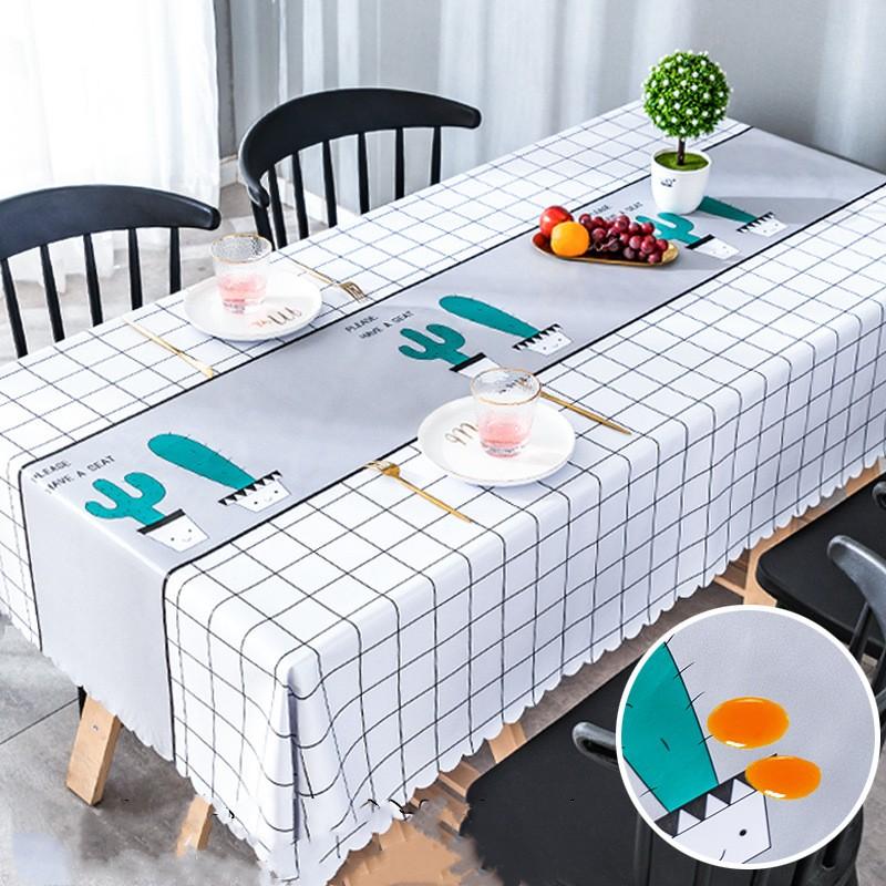 Роскошная высококачественная водонепроницаемая и маслостойкая скатерть из ПВХ, не требующая мытья, прямоугольный бытовой стол, чайный столик и настольная ткань