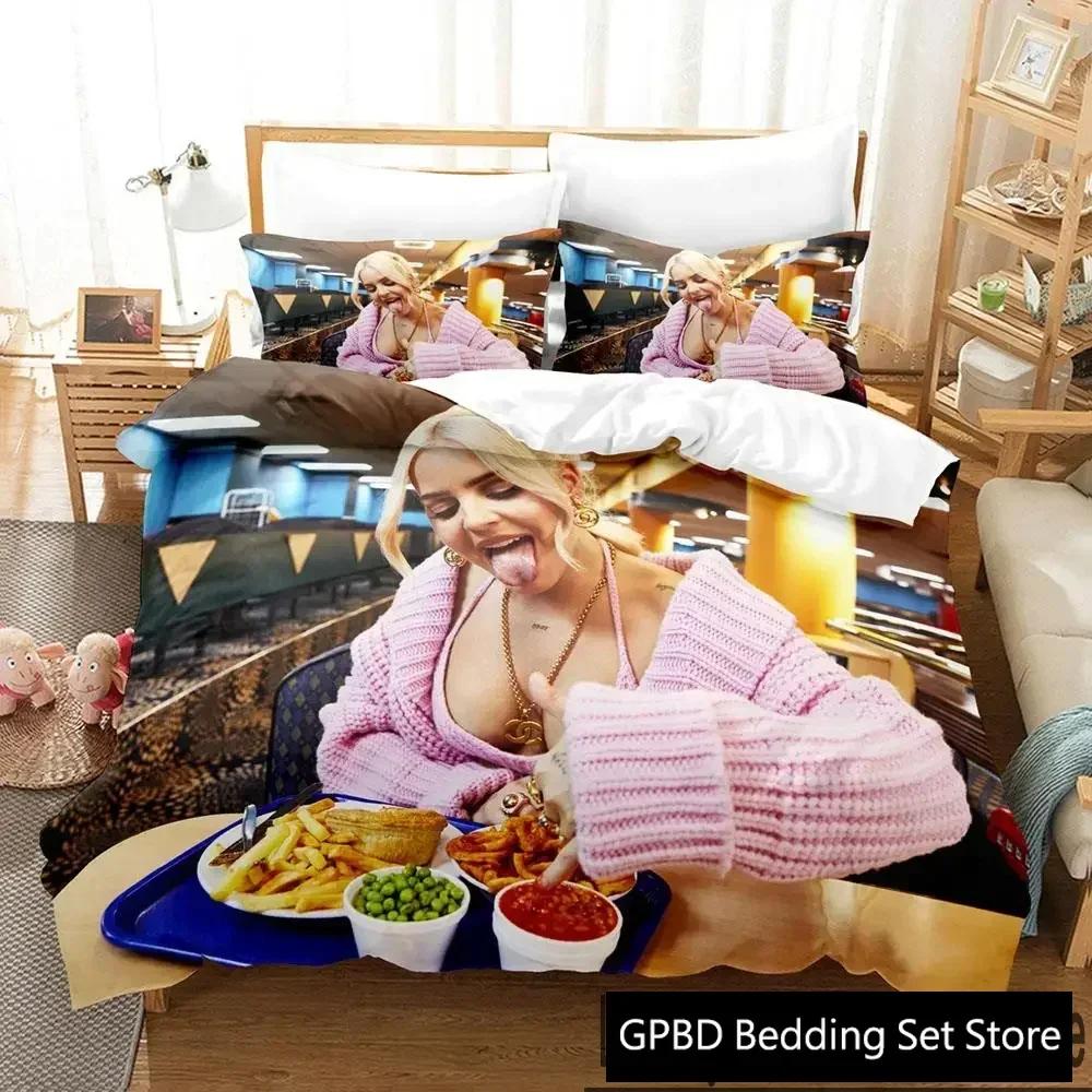 3D Print Anne-Marie Bedding Set Double Twin King Duvet Cover Comforter Pillowcase Boys Girls Adults Bedroom