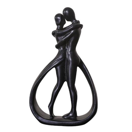 Обнимающаяся пара, обнимающая мужчин и женщин, статуэтка из смолы, скульптура для домашнего офиса, свадебной вечеринки