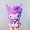 Копилка со стразами Kuromi - Ручная работа, Мультяшная наклейка, Украшение Sanrio для домашнего декора