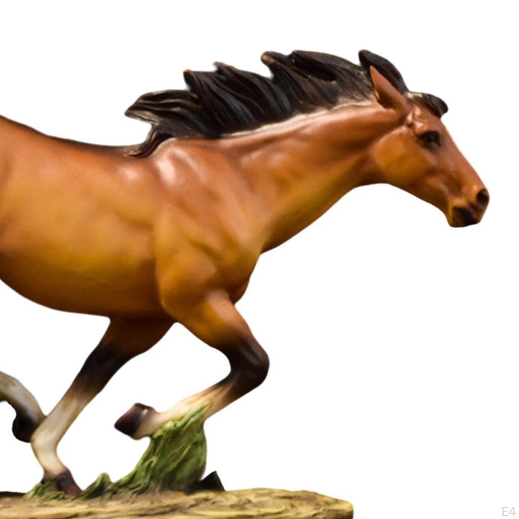 Horse Statue Figurines Collectable Crafts Resin Animal Ornaments Sculpture