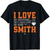 Люблю Смита Уилла Смита Хьюстон MLBPA Футболка