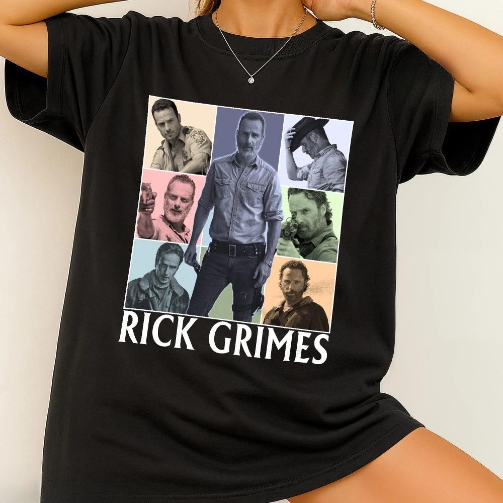 Limited Vintage Rick Grimes Mutil Style TShirt or Tee MovieInspired Retro Fan Gift Cool Unisex Shirt for Him Her