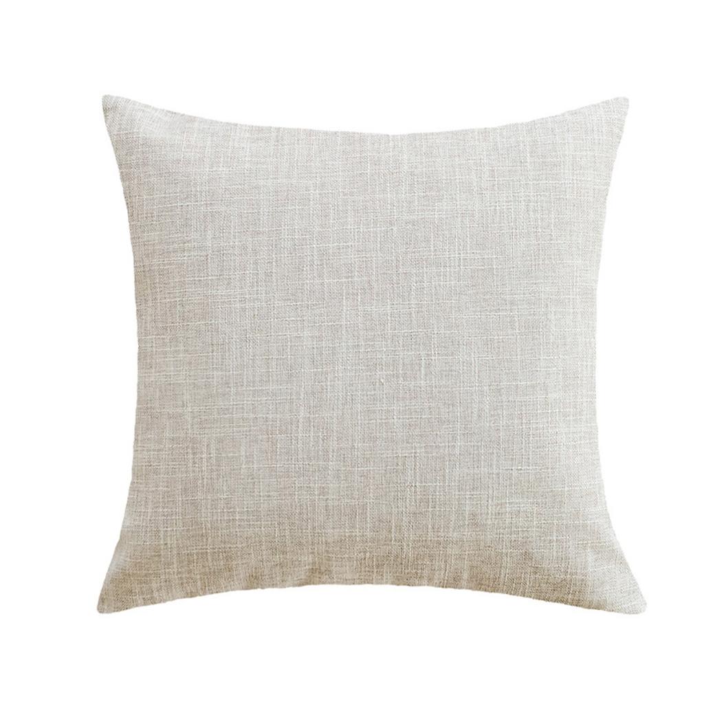 Льняная наволочка для дивана, прикроватная подушка, подушка для гостиной, подушка для спинки стула, подушка для талии в автомобиле